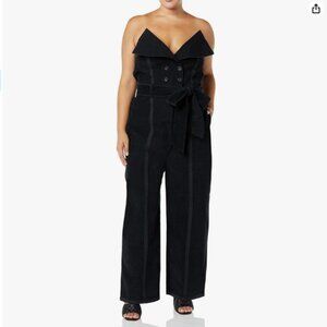 Making the Cut Women's Standard Halter Deconstructed Jumpsuit Sizes S & M